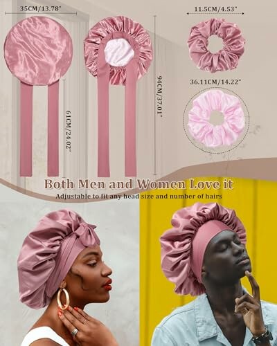 Reversible Satin Bonnet